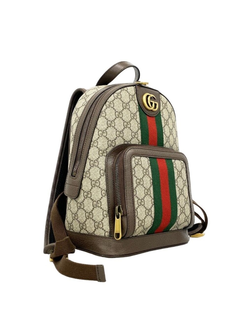 Gucci Backpack Ophidia Beige Brown Gold - Picture 2 of 10